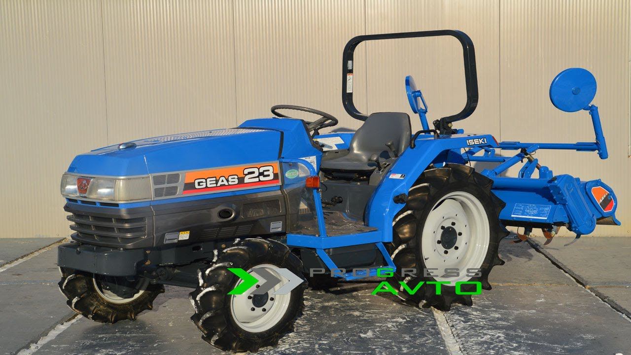 Iseki Geas 23 минитрактор японский полноприводный трехцилидровый трехточечное крепление фреза 150 см смотреть онлайн