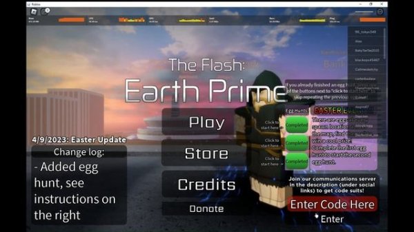 *ALL WORKING CODES* April 2023 | The Flash: Earth Prime | ROBLOX