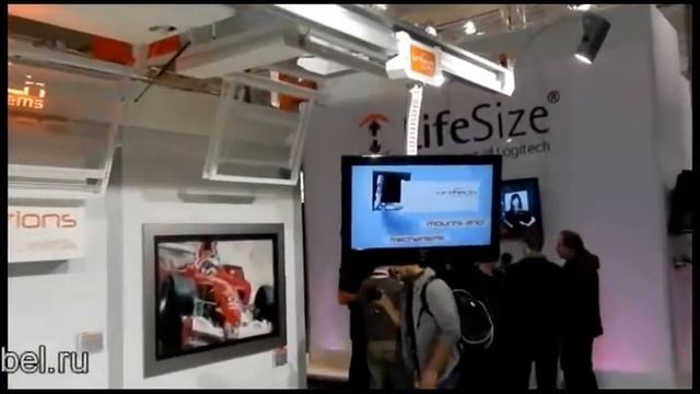 Моторизированный потолочный кронштейн для ТВ смотреть онлайн