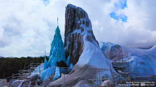 Drone Video: Construction Update From World of Frozen | Hong Kong Disneyland смотреть онлайн