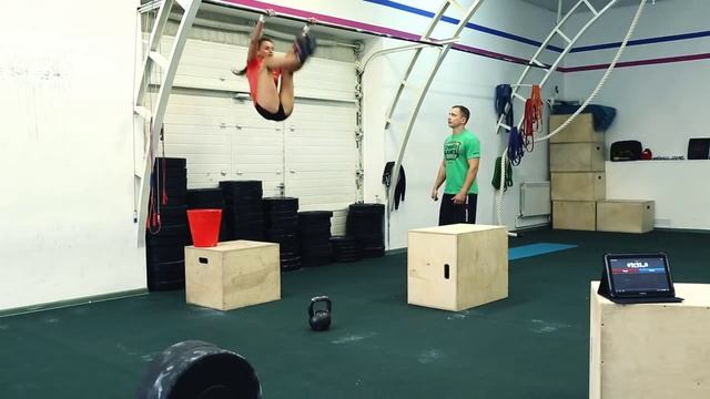 Кроссфит (CrossFit) соревнования. Демонстрационное видео выполнения второго комплекса смотреть онлайн