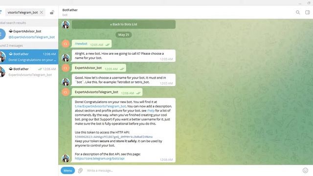 Making communication between Expert Advisor and Telegram robot Part 2 (Advance) смотреть онлайн