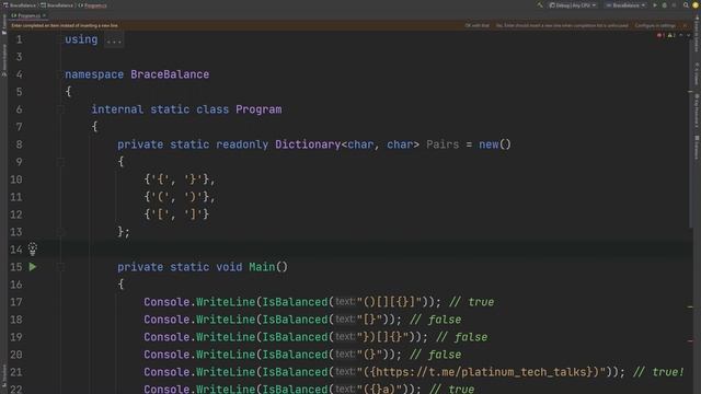 Собеседование C# - Задача на баланс скобок | Хеллоуиновский выпуск смотреть онлайн