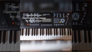 Рома Батенгиро-Одинокая ветка сирени на синтезаторе 2023.