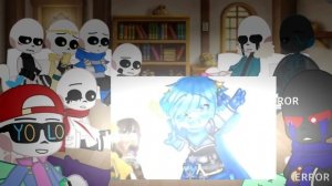 Underverse react to other sans aus | Undertale AU | 1/3 | MURFY~