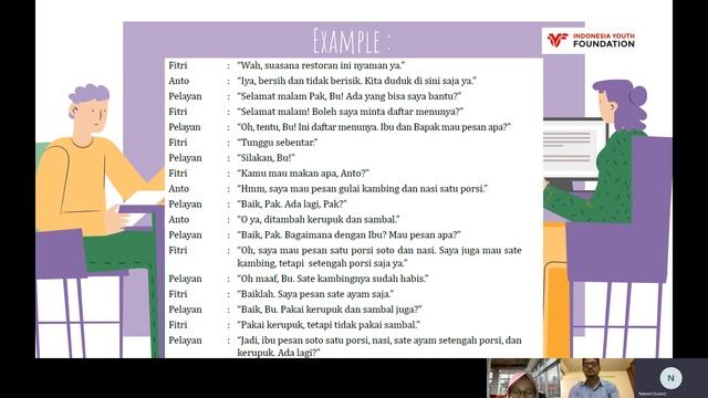 Indonesian Language Course For Foreigner by Indonesia Youth Foundation - Class A Week 8 смотреть онлайн