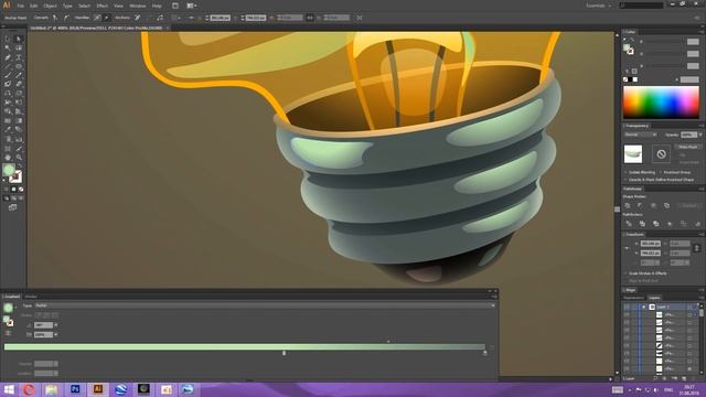 Idea lightbulb speedart (Illustrator) смотреть онлайн