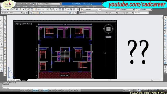 Drawing Hide in layout Tab In AutoCAD | Freeze layer in Layout Tab in AutoCAD | CAD CAREER смотреть онлайн