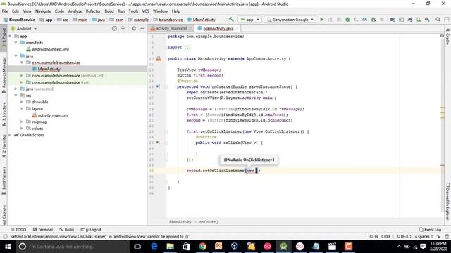 Bound services in Android(part-7) смотреть онлайн