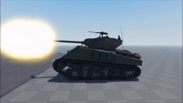 Roblox tank physics showcase 2 (M4A2 76 W Sherman) смотреть онлайн