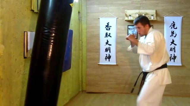 Поставить сильный удар / прямой удар рукой /giaku tsuki / kyokushinkai karate каратэ / бокс / MMA смотреть онлайн