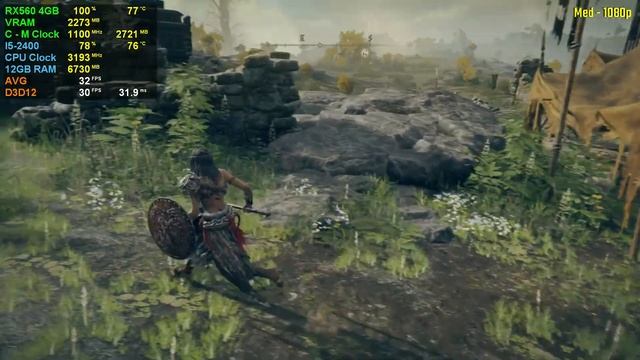 Elden Ring | RX560 4GB + i5-2400 | 12GB RAM | All Settings | 1080p, 60fps смотреть онлайн