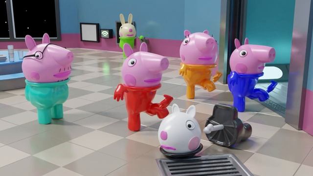 PEPPA PIG Distraction Dance | Among Us Animation смотреть онлайн