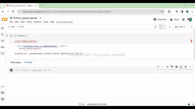 Python Basics: 12. Syntax Error смотреть онлайн