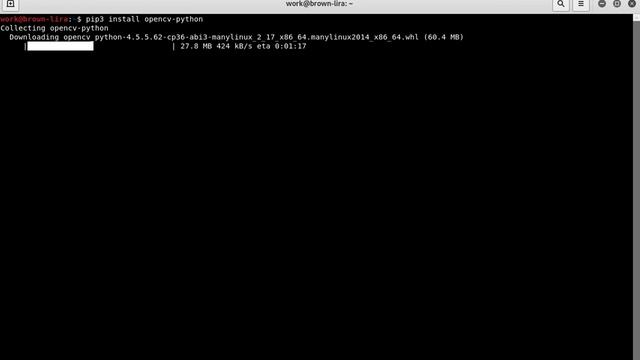 How to install OpenCV in Kali Linux смотреть онлайн