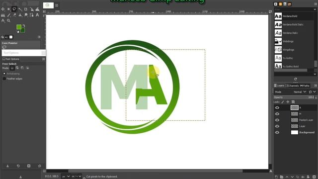 Best company logo design In gimp Tutorial смотреть онлайн