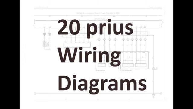 20 prius wiring diagrams смотреть онлайн