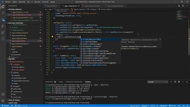 Autenticación Keycloak + Angular 10 + Spring-Boot full-stack: Parte 5 смотреть онлайн