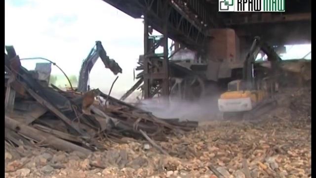 ГК «КрашМаш» - демонтаж на территории Чусовского металлургического завода г. Чусовой смотреть онлайн