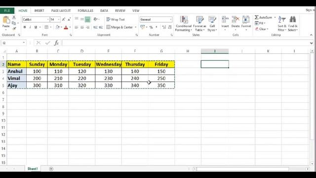 Copy from Row and Paste to Column in Excel 2013|2016 смотреть онлайн
