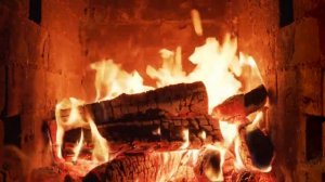 Огонь ??? Для медитации. Для снятия стресса. Для сна  - камин 10 часов