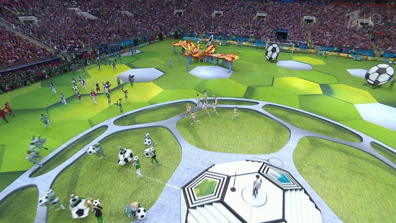 Церемония открытия Чемпионата мира по футболу FIFA 2018 в России™ прошла на высшем уровне смотреть онлайн