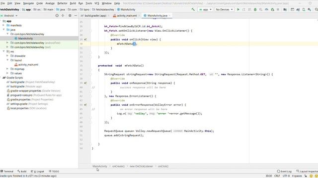 Call rest API in Android || Android Studio || #Volley Library || Android Development смотреть онлайн