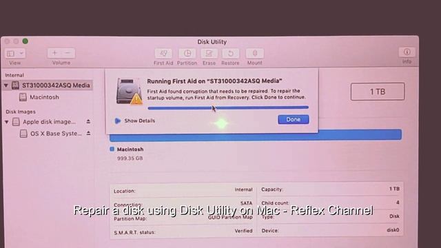 Mac Disk Utility To Repair A Hard Disk On Recovery Mode - Fix All Hard Disk Errors
