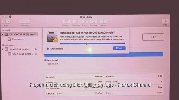 Mac Disk Utility to Repair a Hard disk on Recovery Mode - Fix all Hard Disk errors