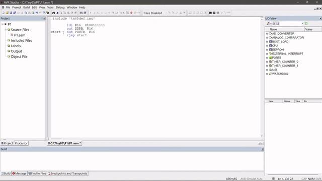 Программируем микроконтроллер ATtiny85 из командной строки смотреть онлайн