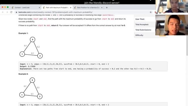 1514. Path with Maximum Probability (Leetcode Medium) смотреть онлайн