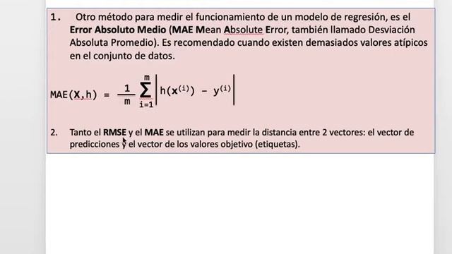 EJERCICIO 2 (Parte 32) - ENTRENAMIENTO / ALGORITMO ERROR ABSOLUTO MEDIO (MAE) смотреть онлайн