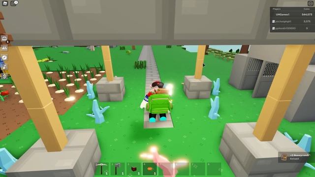 Роблокс скай блок BEES. Roblox обновление пчёлы и мёд. смотреть онлайн