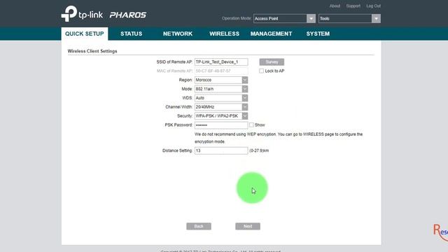 How To Configure TP-LINK Pharos CPE710 V1 Outdoor CPE WiFi 5GHz AC 867Mbps 23dBi