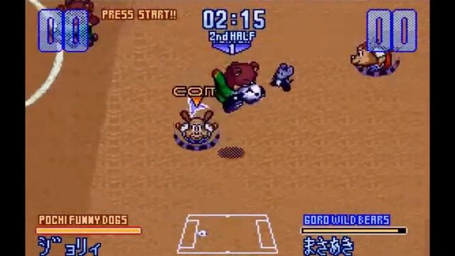 [SNES] Dolucky no A League Soccer - Animal Soccer very funny playthrough смотреть онлайн