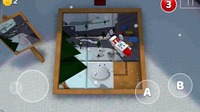 КАК БЫСТРО СОБРАТЬ ПАЗЛ В СНЕЖНОЙ ДОЛИНЕ Super Bear Adventure+пасхалка