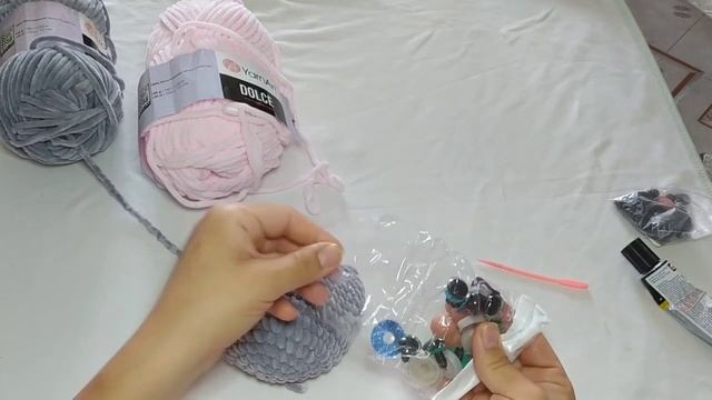 МК вязанный плюшевый котик крючком. Часть 1-ая