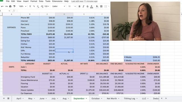 September 2022 Budget Report {Dealing with extra Expenses} смотреть онлайн