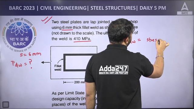 BARC 2023 | Steel: Welded Connection in Civil Engineering By Rehan Sir смотреть онлайн