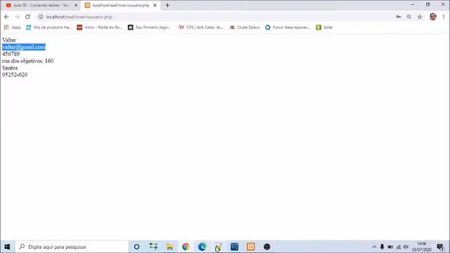 Aula 35 - Verificando e-mail já cadastrado смотреть онлайн