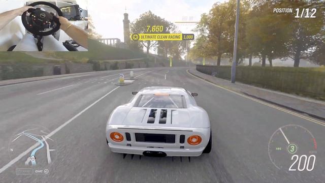 Forza Horizon 4 - Ford GT40 Goliath Race - 4K HDR Gameplay With Steering Wheel + Shifter смотреть онлайн