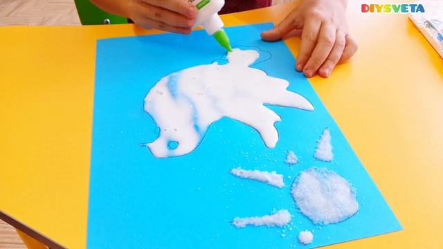 Нетрадиционные техники рисования. Рисуем солью. #видеоуроки #howtodraw #изо #рисование #artist