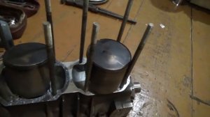 Сборка двигателя на снегоходе Тайга.