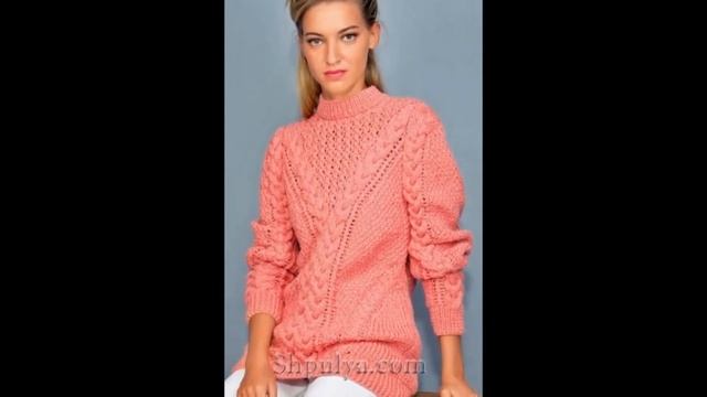 Свитера и Пуловеры Спицами для Женщин - 2019 / Sweaters and Pullovers Knitting for Women смотреть онлайн