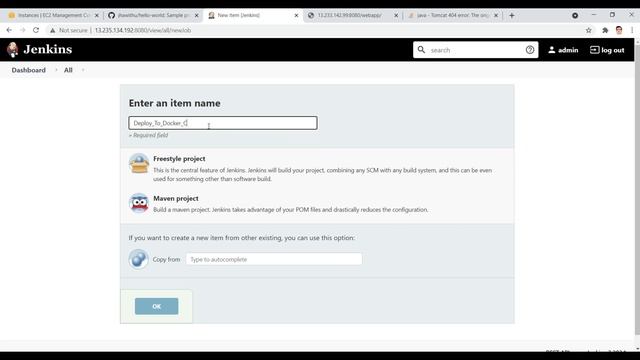 DevOps - Part 9 - Creating Docker Images and Container by Jenkins Job on Different Ec2 Instance ... смотреть онлайн
