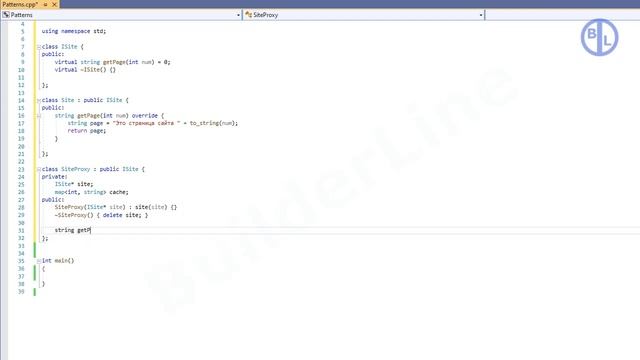 C++. Паттерн проектирования программ "Заместитель (Proxy)". смотреть онлайн