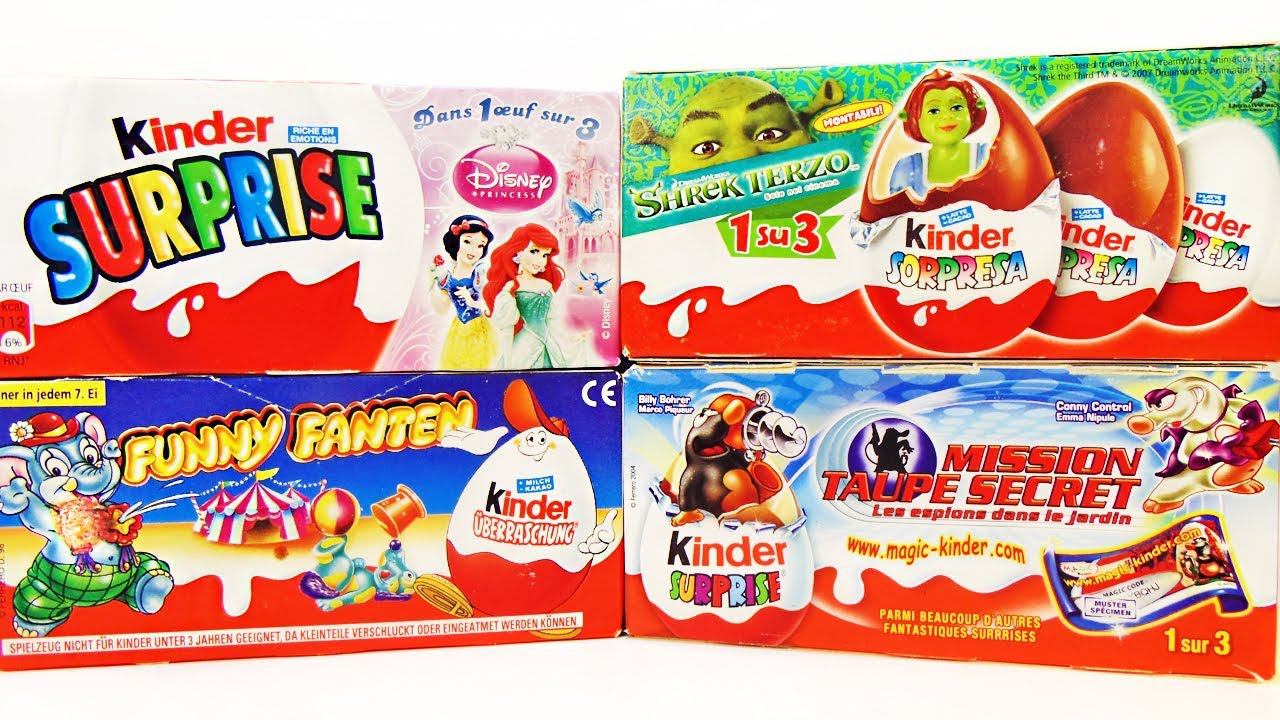 Раритетные КИНДЕР СЮРПРИЗЫ #35 ШРЕК,Принцессы Дисней,Миссия Крот,СЛОНЫ Rare Kinder Surprise unboxing смотреть онлайн