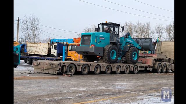 ⚡Необычная загрузка фронтальных погрузчиков. Sunward SL52W⚡ смотреть онлайн