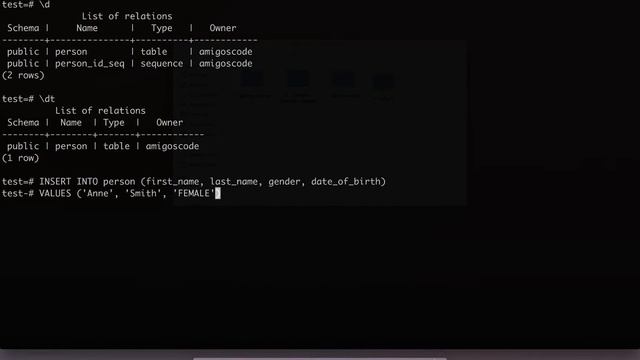 PostgreSQL: Insert Into | Course | 2019 смотреть онлайн