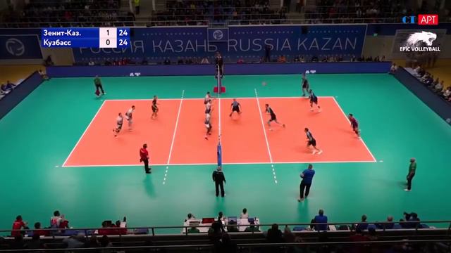 Zenit Kazan vs Kuzbass Kemerovo │Russian Volleyball Super League смотреть онлайн